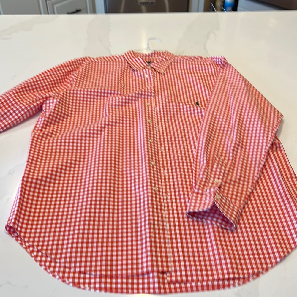 Ralph Lauren, dress shirt, size XLT.